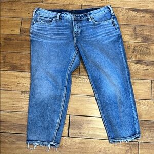 Silver Jeans Elyse slim Crop Denim